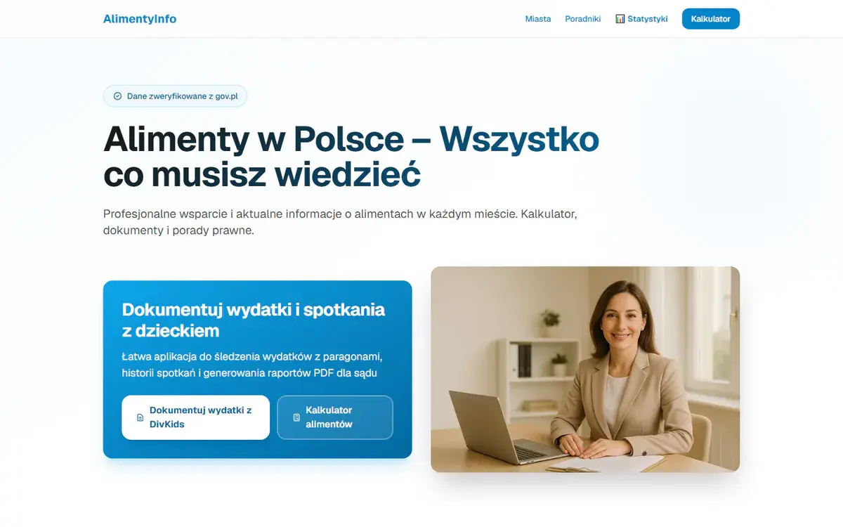Strona główna serwisu AlimentyInfo.pl
